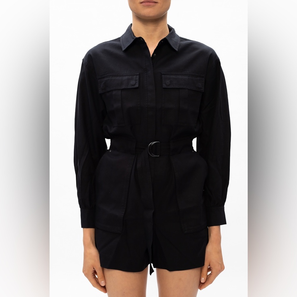 ALL SAINTS Esme play suit jumpsuit romper cargo like material size US 6 small